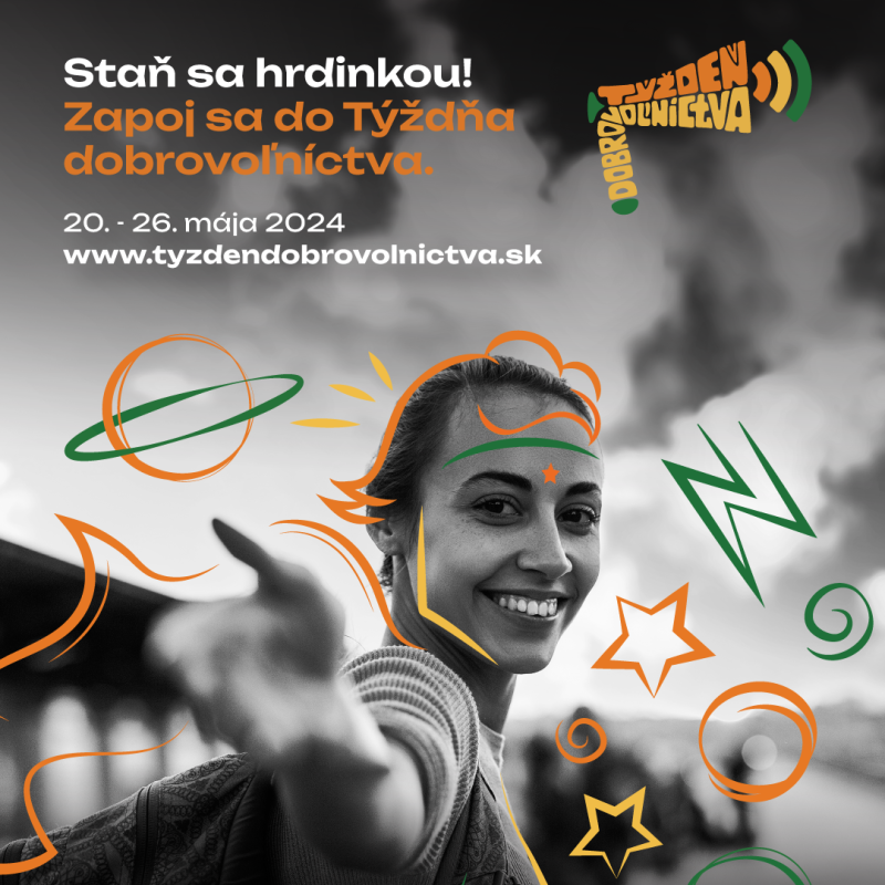 Odštartoval 16. ročník Týždňa dobrovoľníctva